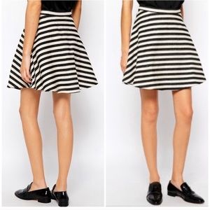 Anthropology GREYLIN Preston Stripe Circle Skirt